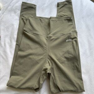 Aybl olive green leggings